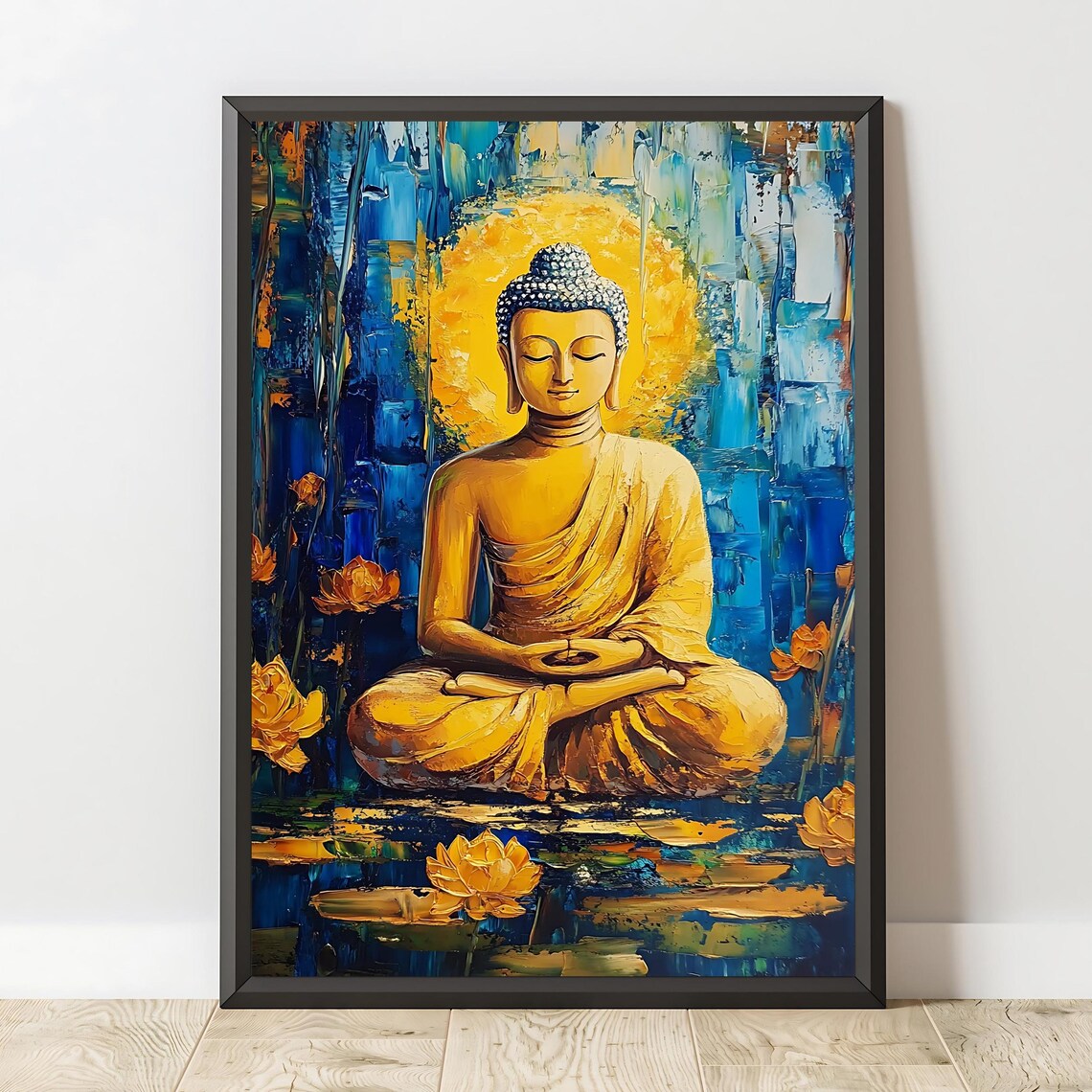 Buddha Art Print, Zen Meditation Decor - Image 3