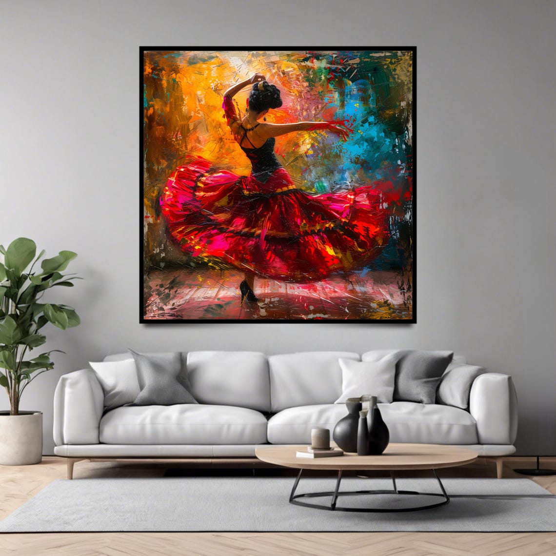 Flamenco Dancer Spanish Dance Art Print - Image 4