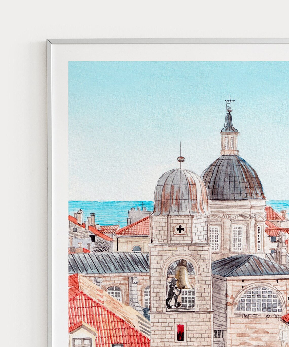 Dubrovnik, Croatia Travel Poster, Europe Wall Art - Image 3