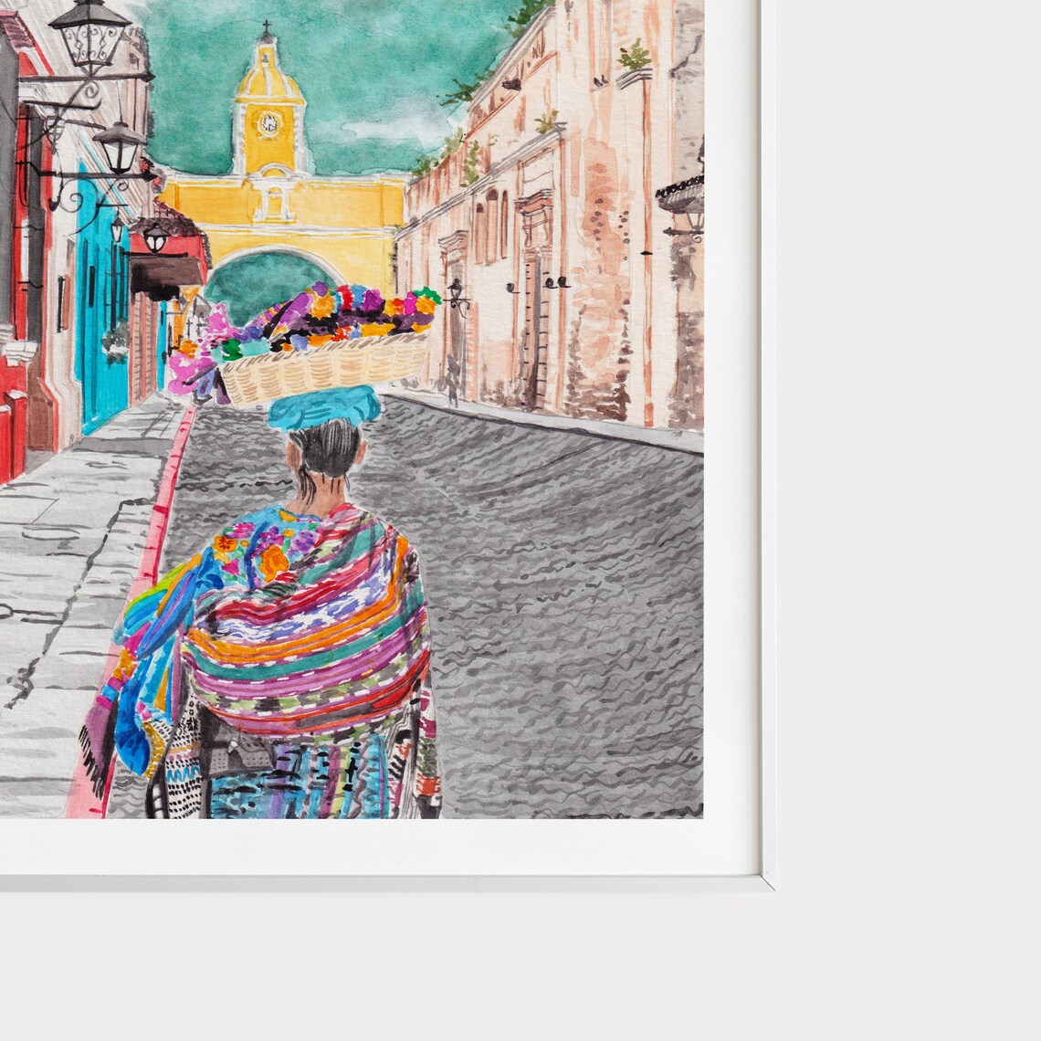 Antigua, Guatemala Travel Poster, Latin America - Image 2