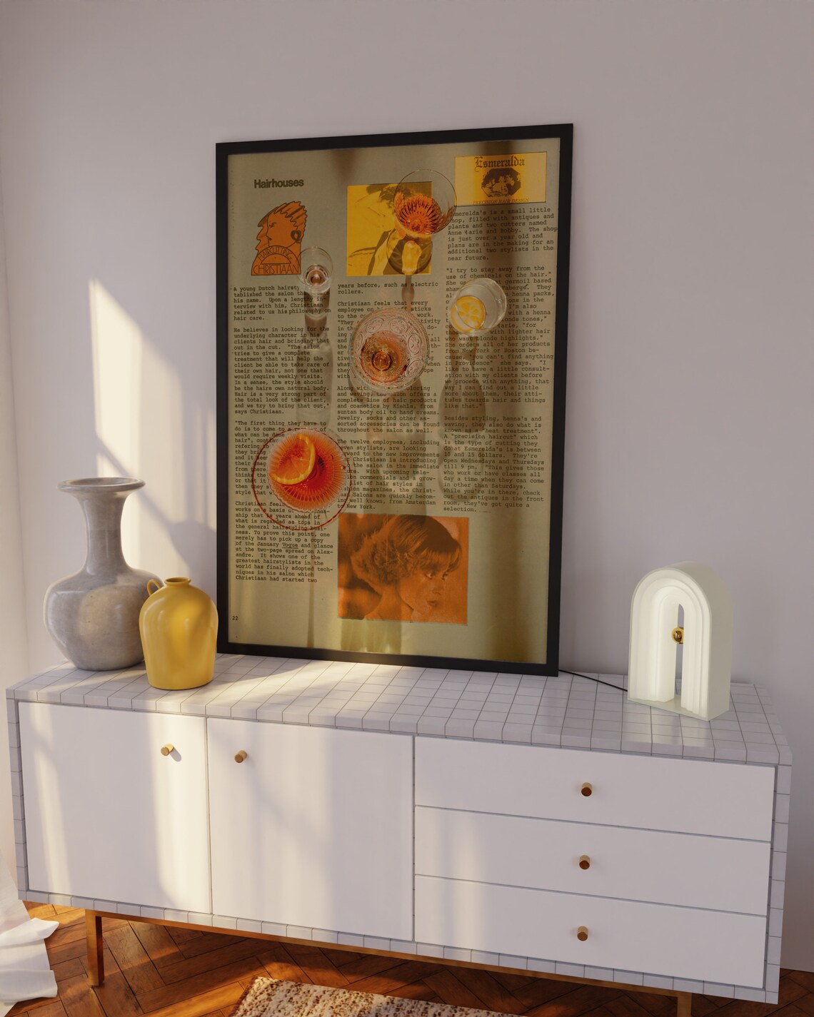 Retro Newspaper Typography Print, 70s Psychedelic Poster - Image 2