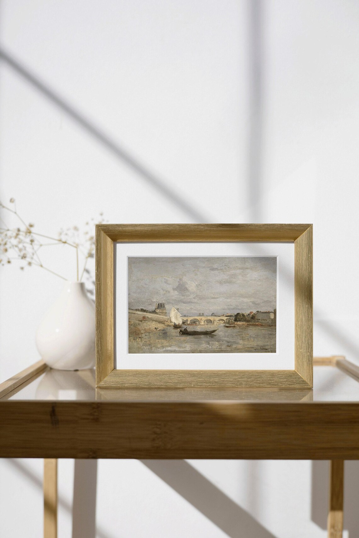 European Nautical Ship Vintage Art Print, Harbor - Image 2