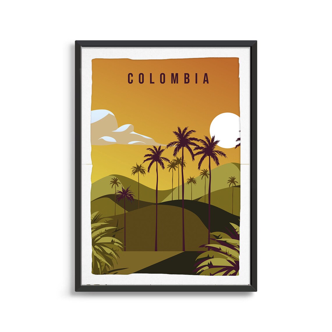Colombia Travel Poster, Country City Wall Art Print - Image 2