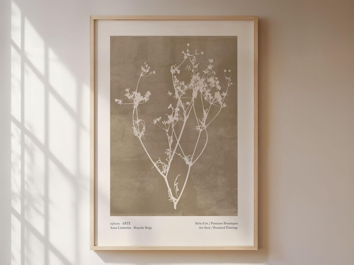 Nordic Botanical Illustration, Vintage Art Print