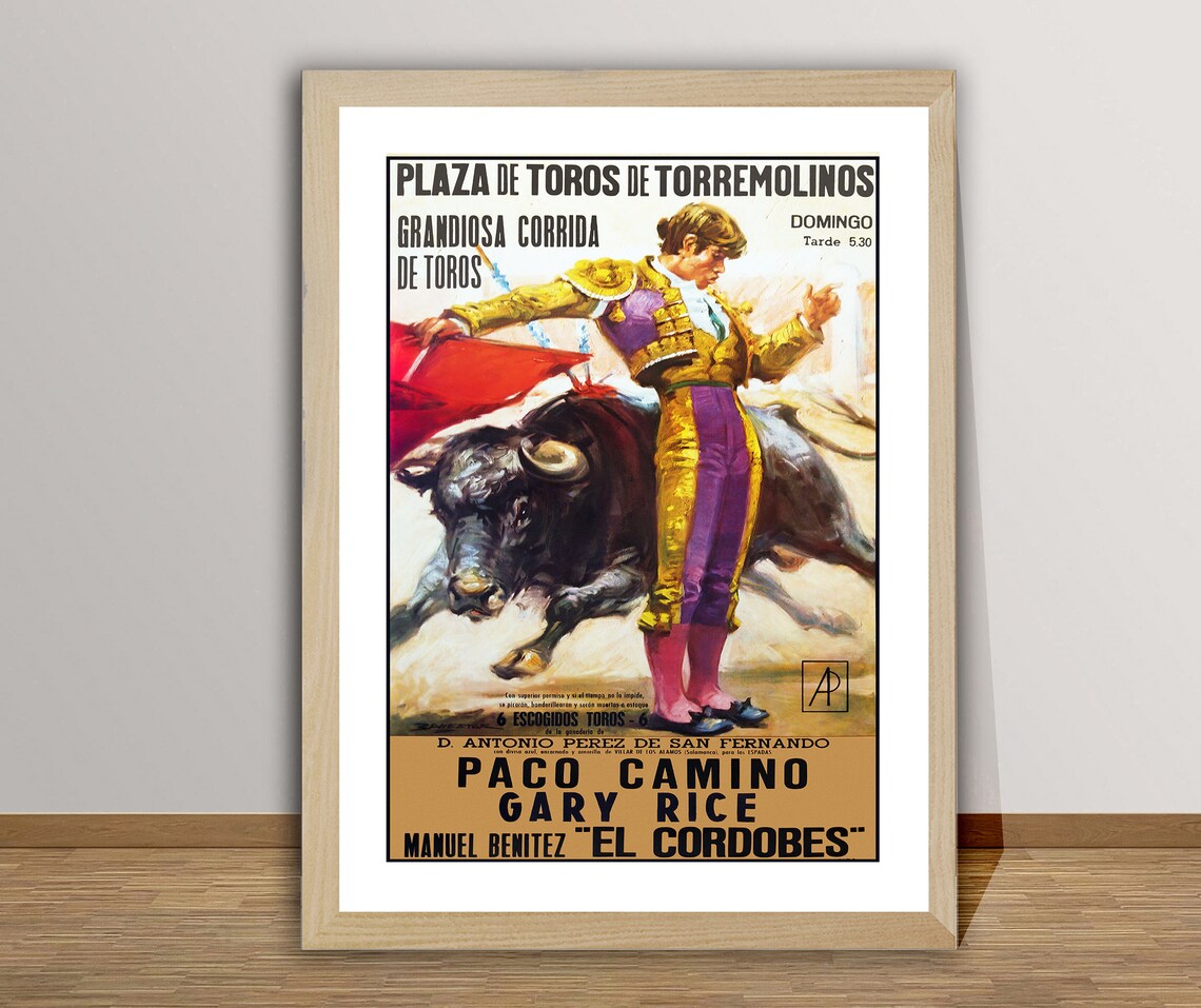 Plaza De Toros De Torremolinos Vintage Travel Poster