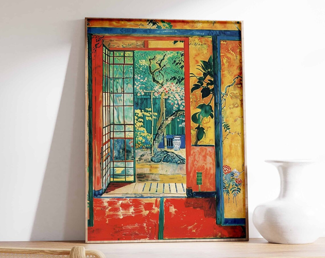 Traditional Japanese Tea House Asian Decor Art Print