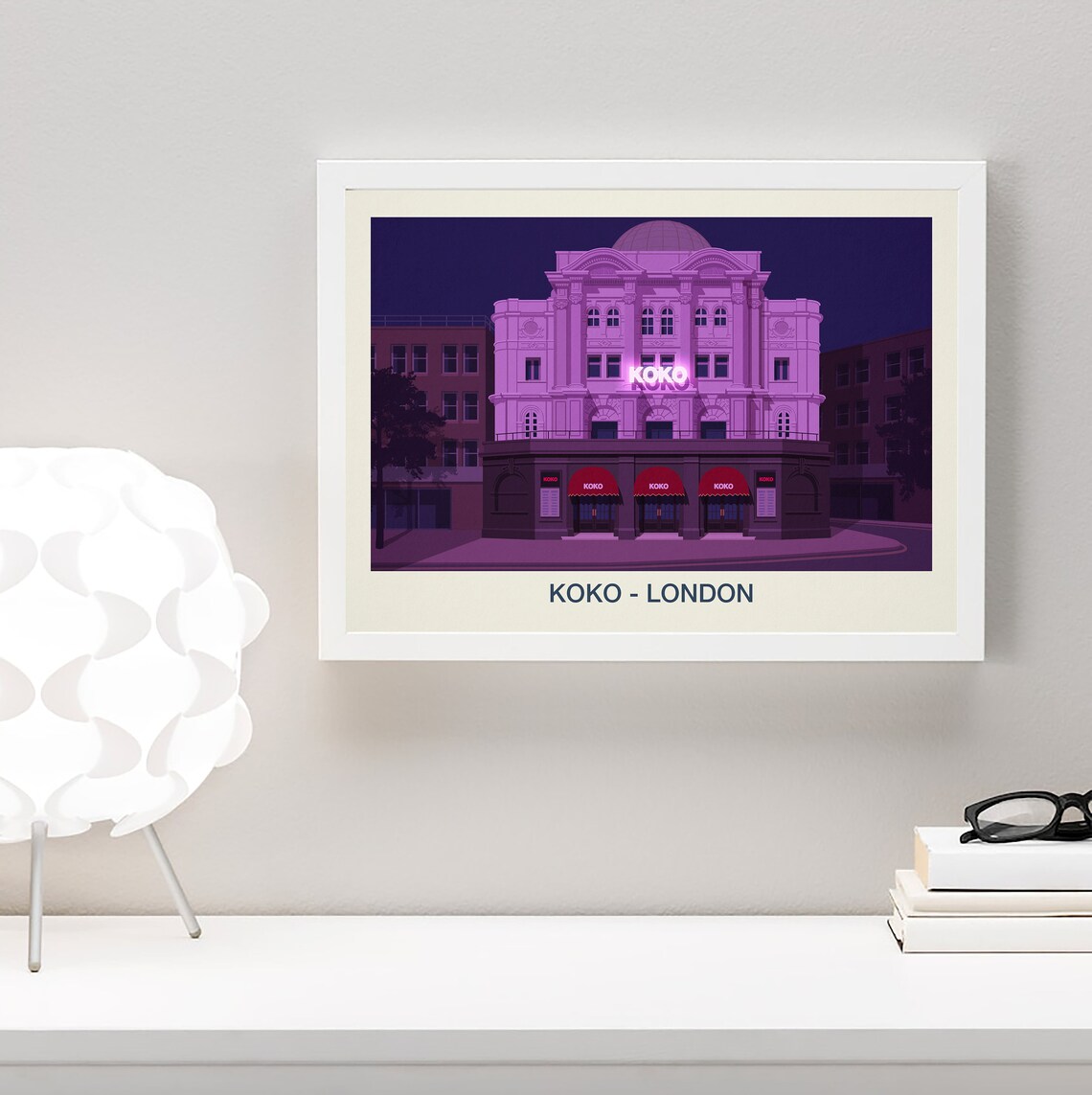 Koko London Nightclub Poster with Historic Camden Venue Neon Facade - Image 4