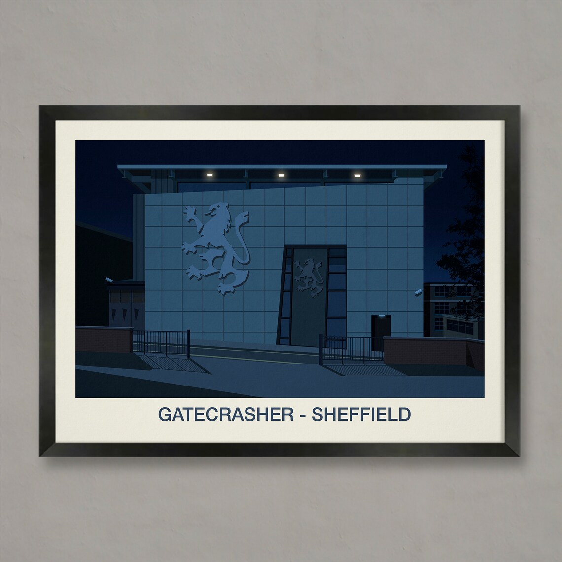 Gatecrasher Nightclub Travel Poster Art Print