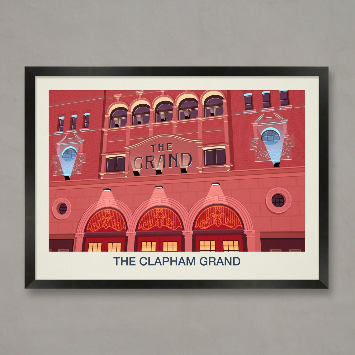 The Clapham Grand Venue Poster The Clapham Grand The Clapham Grand Poster The Clapham Grandprint The Grand Clapham The Grand