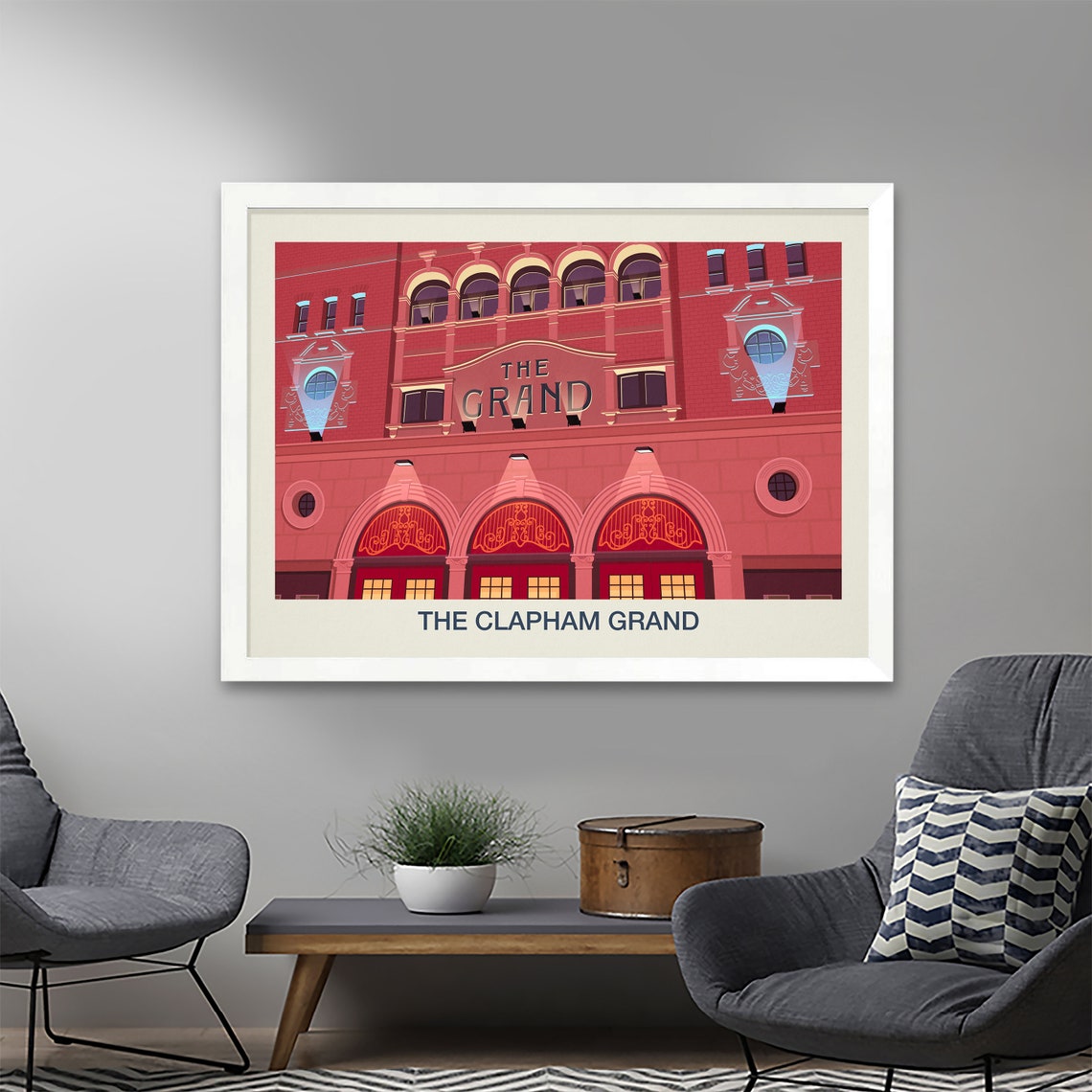 The Clapham Grand Venue Poster The Clapham Grand The Clapham Grand Poster The Clapham Grandprint The Grand Clapham The Grand - Image 2