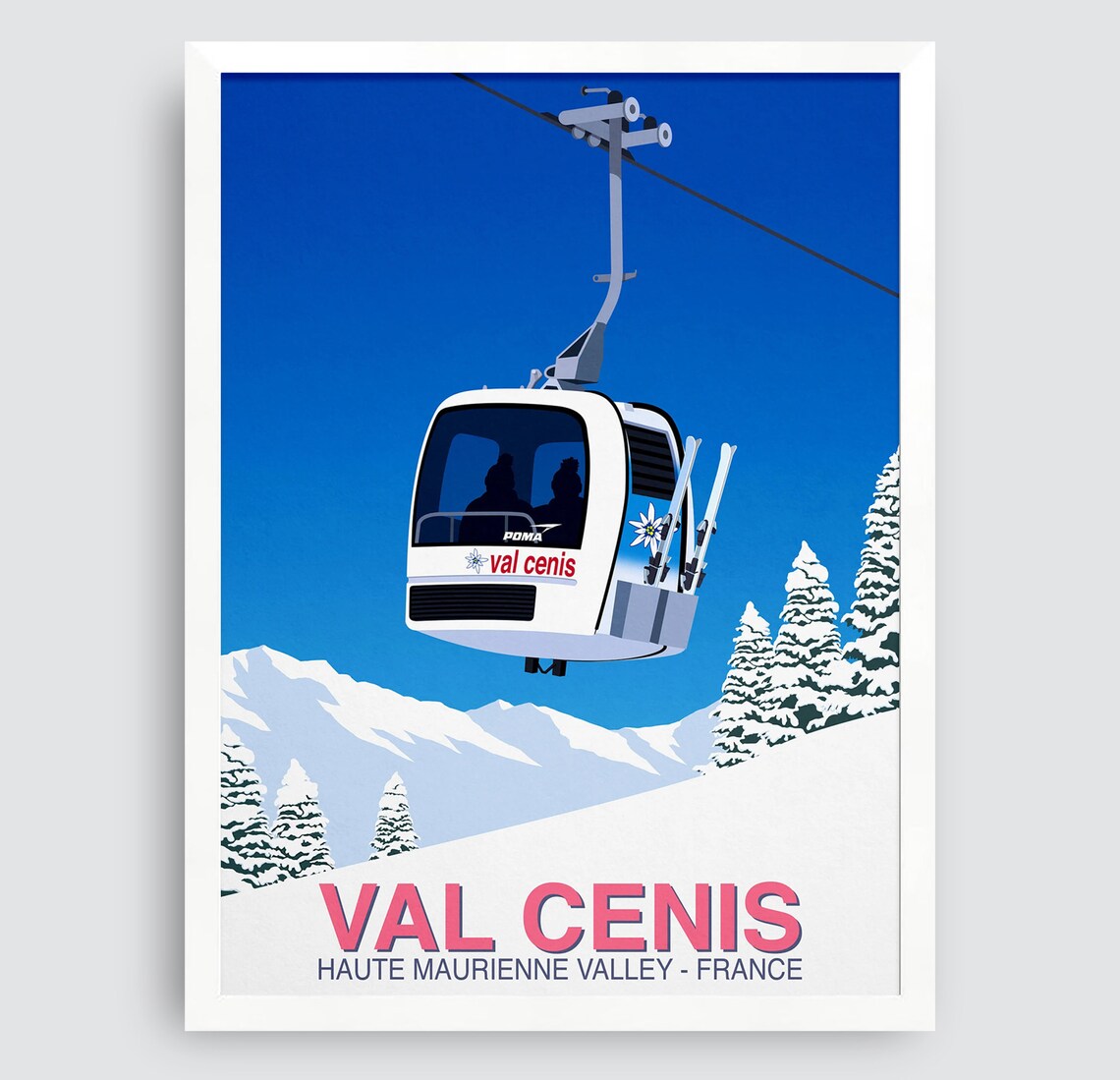Val Cenis Ski Resort Poster Print - Image 3