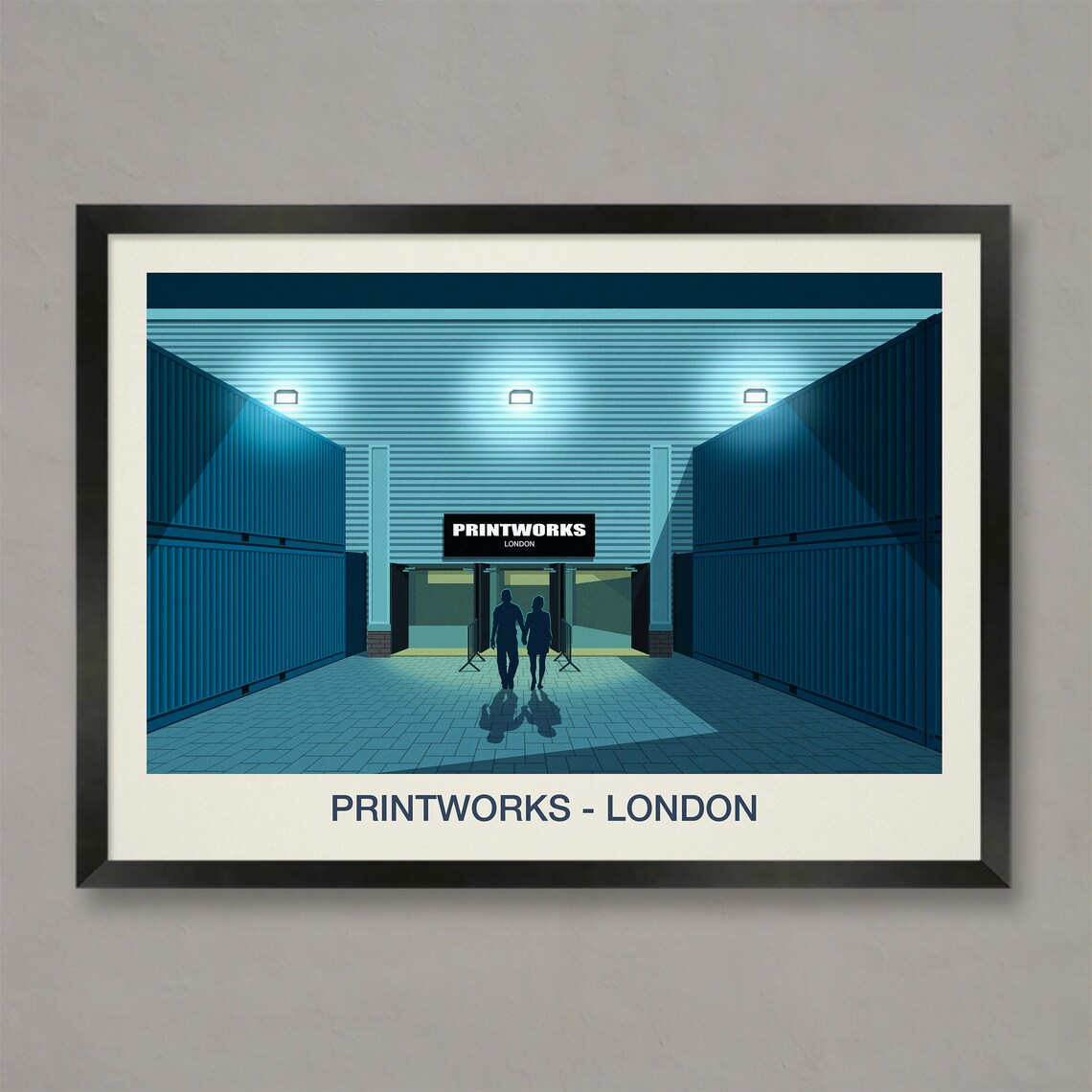 Printworks Nightclub Vintage Travel Poster