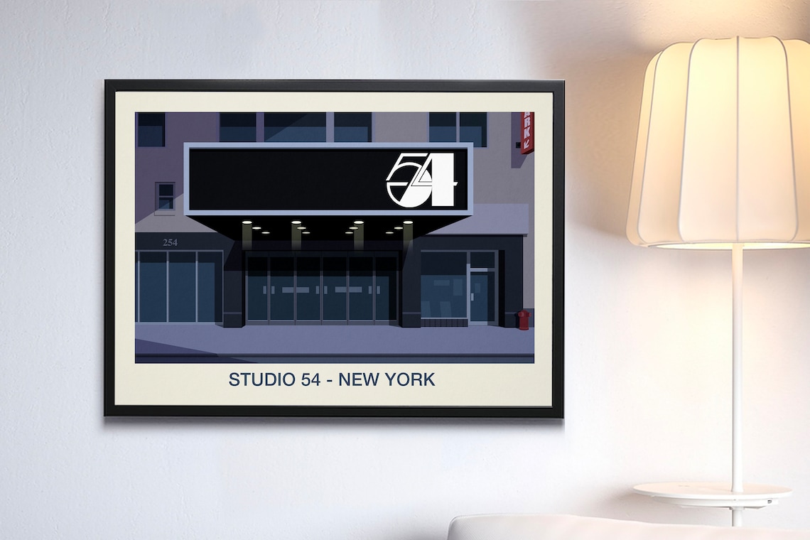 Studio 54 Nightclub, New York Travel Poster - Image 3