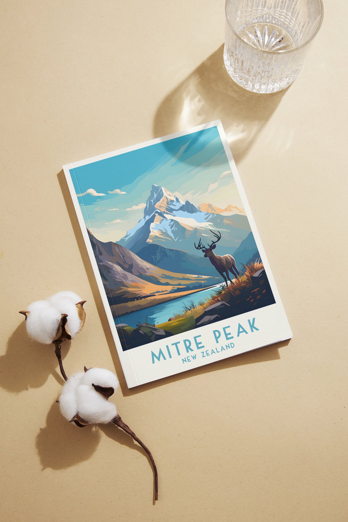 Mitre Peak Travel Print New Zealand Print New Zealand Wall Art Home Decor Wedding Gift Birthday Gift Print Poster Downloads - Image 2