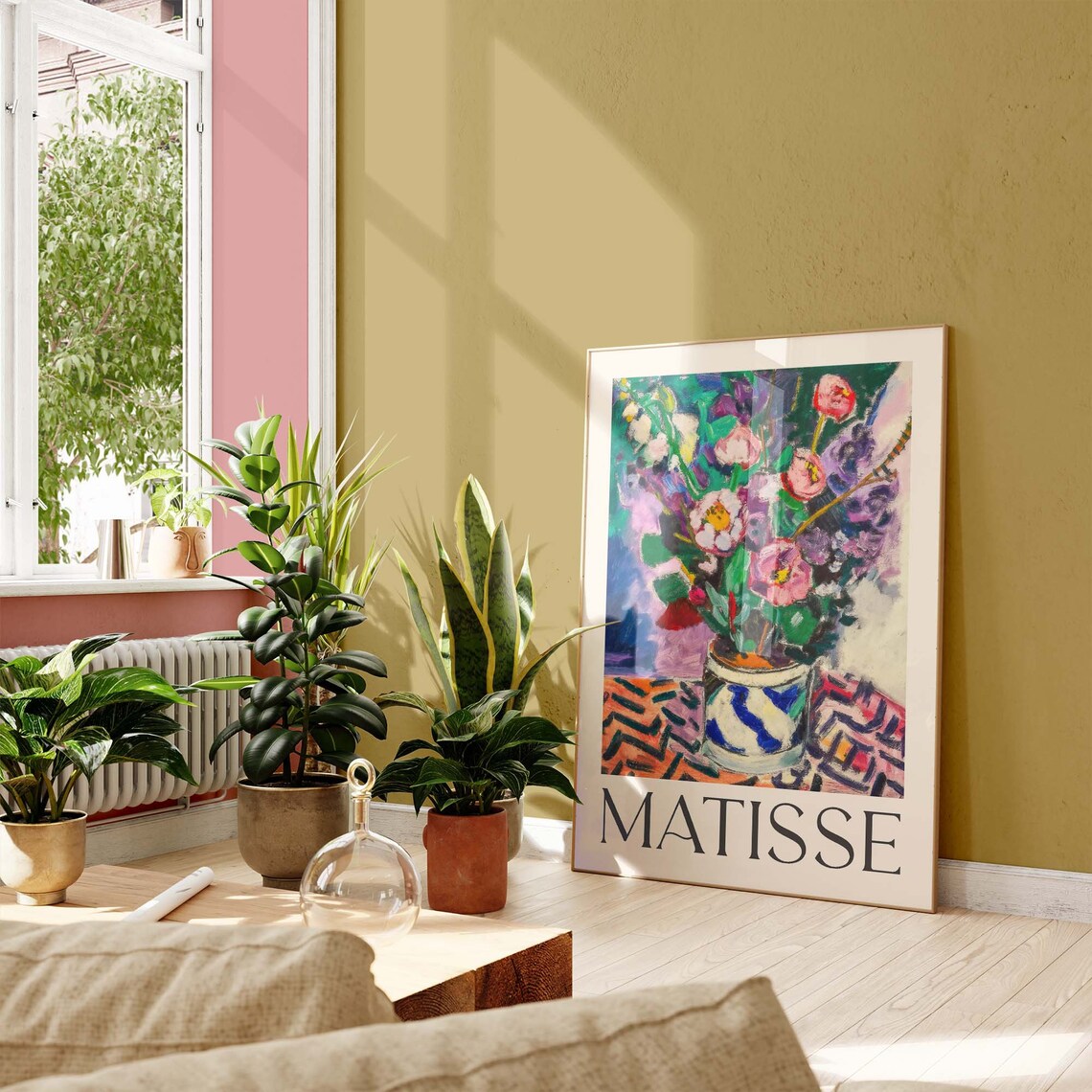 Matisse Style Peony Bouquet Fauvist Floral Still Life Poster - Image 4
