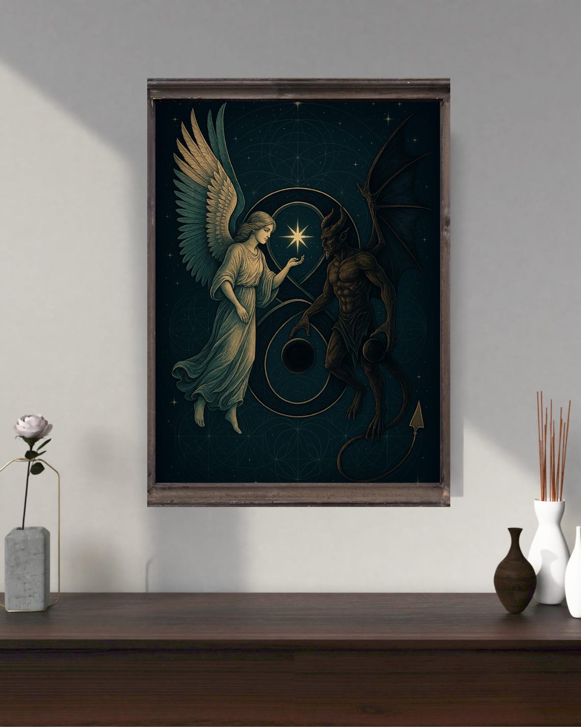 Angel And Demon Infinity Symbol, Spiritual Balance - Image 5
