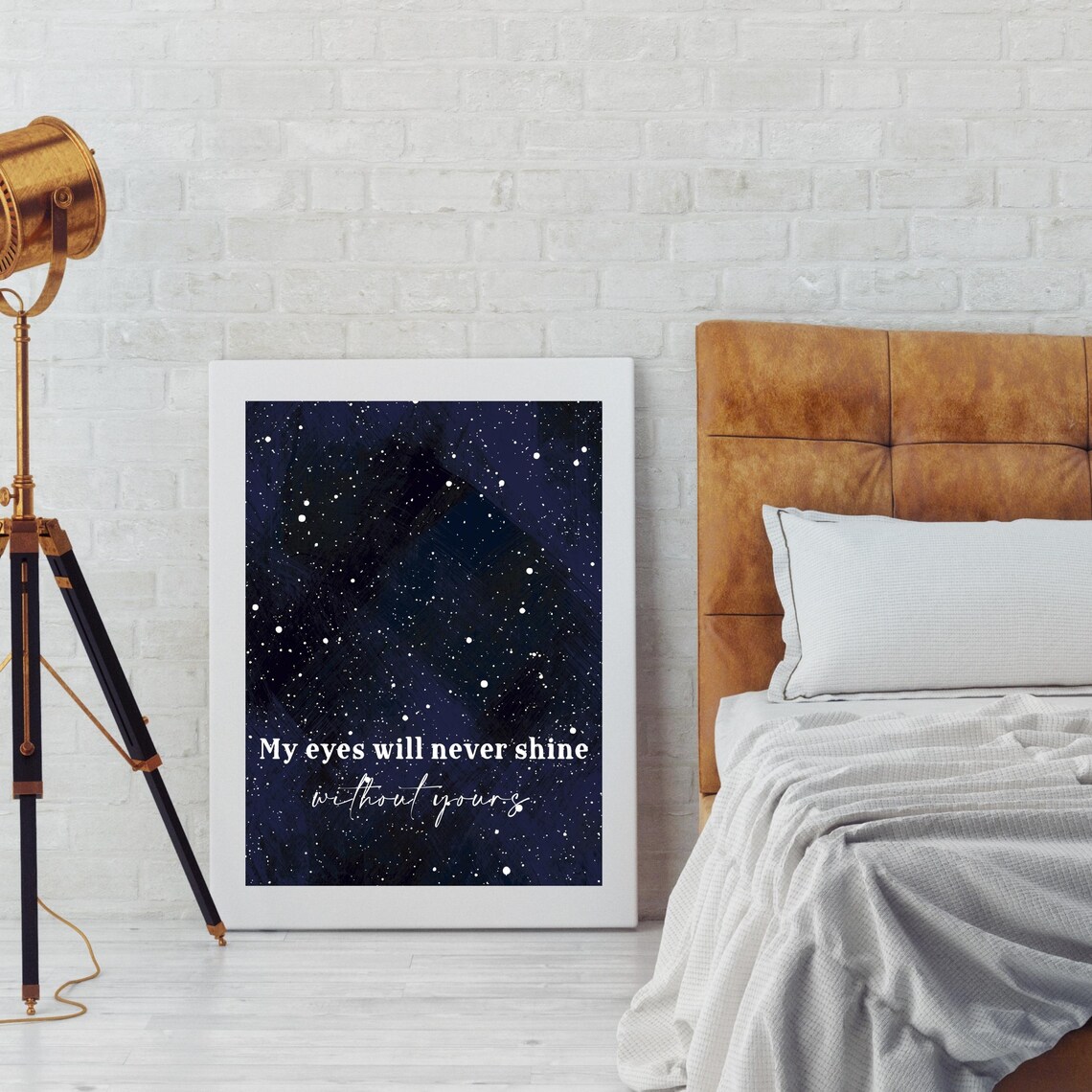 Starry Night Love Quote, Romantic Celestial Art Print - Image 5