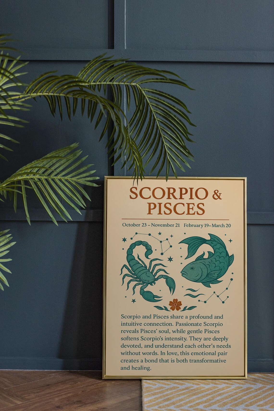 Scorpio And Pisces Zodiac Compatibility Poster - Image 3