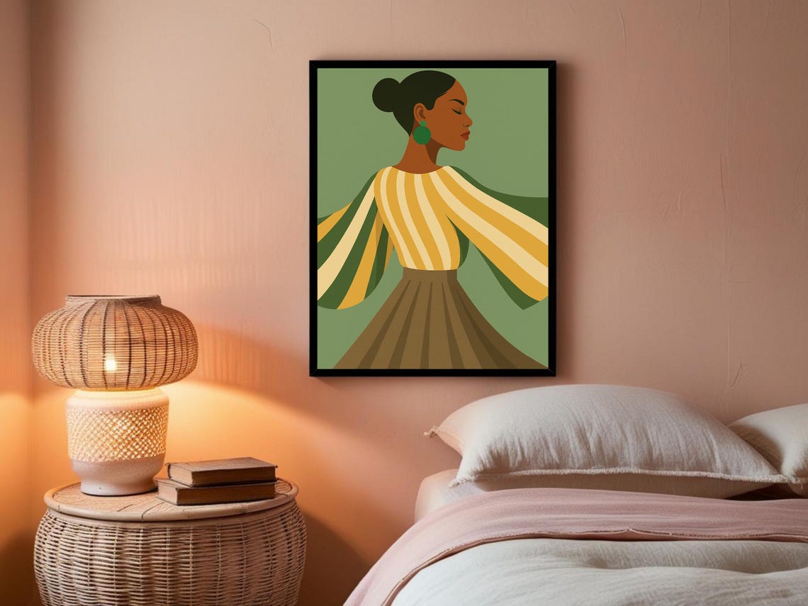 Fashion Illustration, Elegant Woman Minimalist Style - Image 3