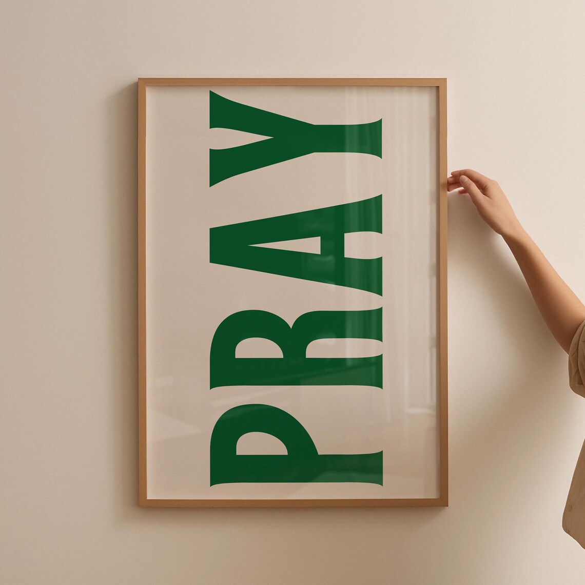 Jesus Typography Art Print, Retro Christian Decor - Image 5