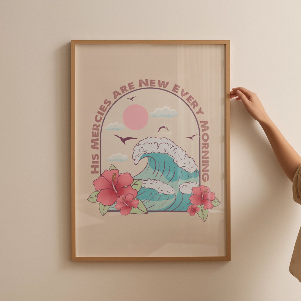 Christian Wall Art Print Retro Christian Poster Scripture Art Religious Print Wall Decor Christian Gift Bible Print - Image 4