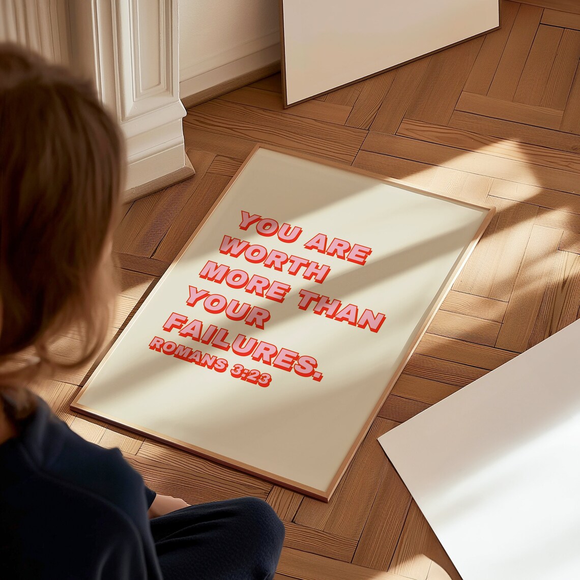 Romans Bible Scripture Christian Poster Art Print - Image 2