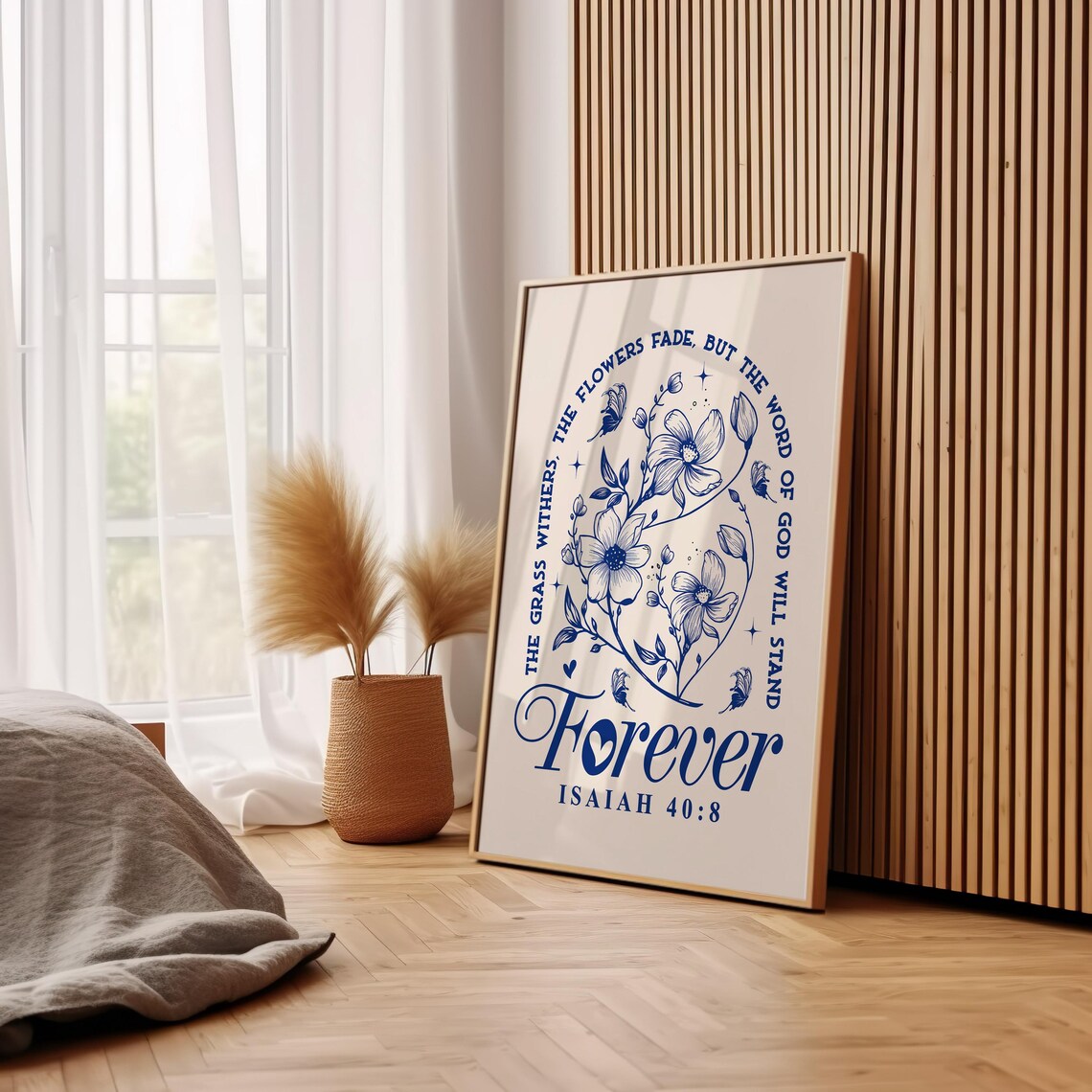 Isaiah Bible Verse Scripture Art Print, Christian Home Decor - Image 3