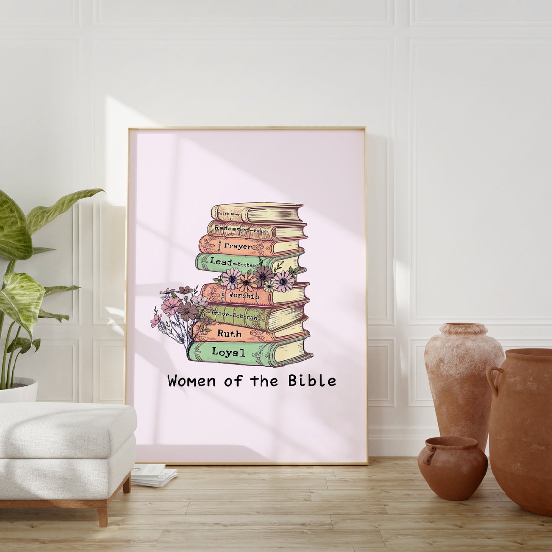 Women Of The Bible Wall Print Christian Poster Bible Verse Print Wall Decor Large Art Christian Gift God - Image 2
