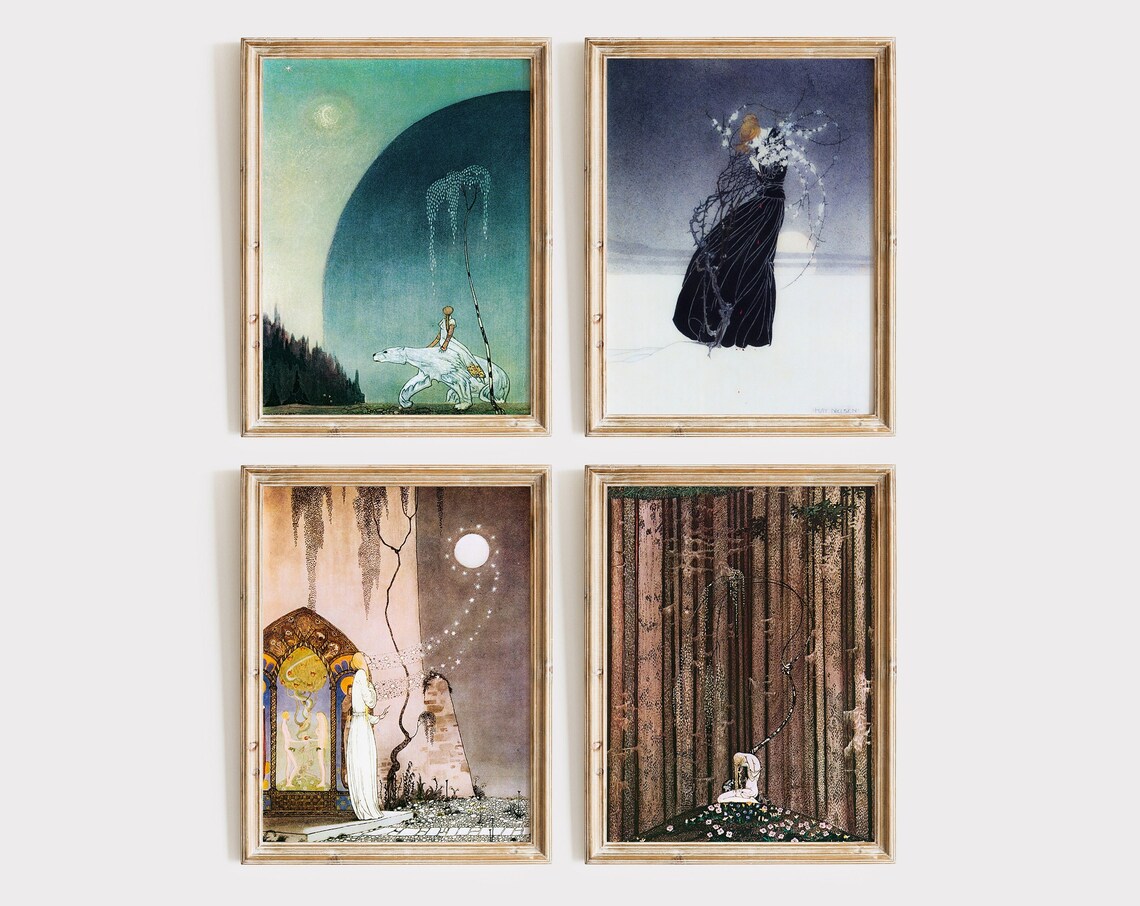 Kay Nielsen Fairytale Collection, Kids Room Art Print
