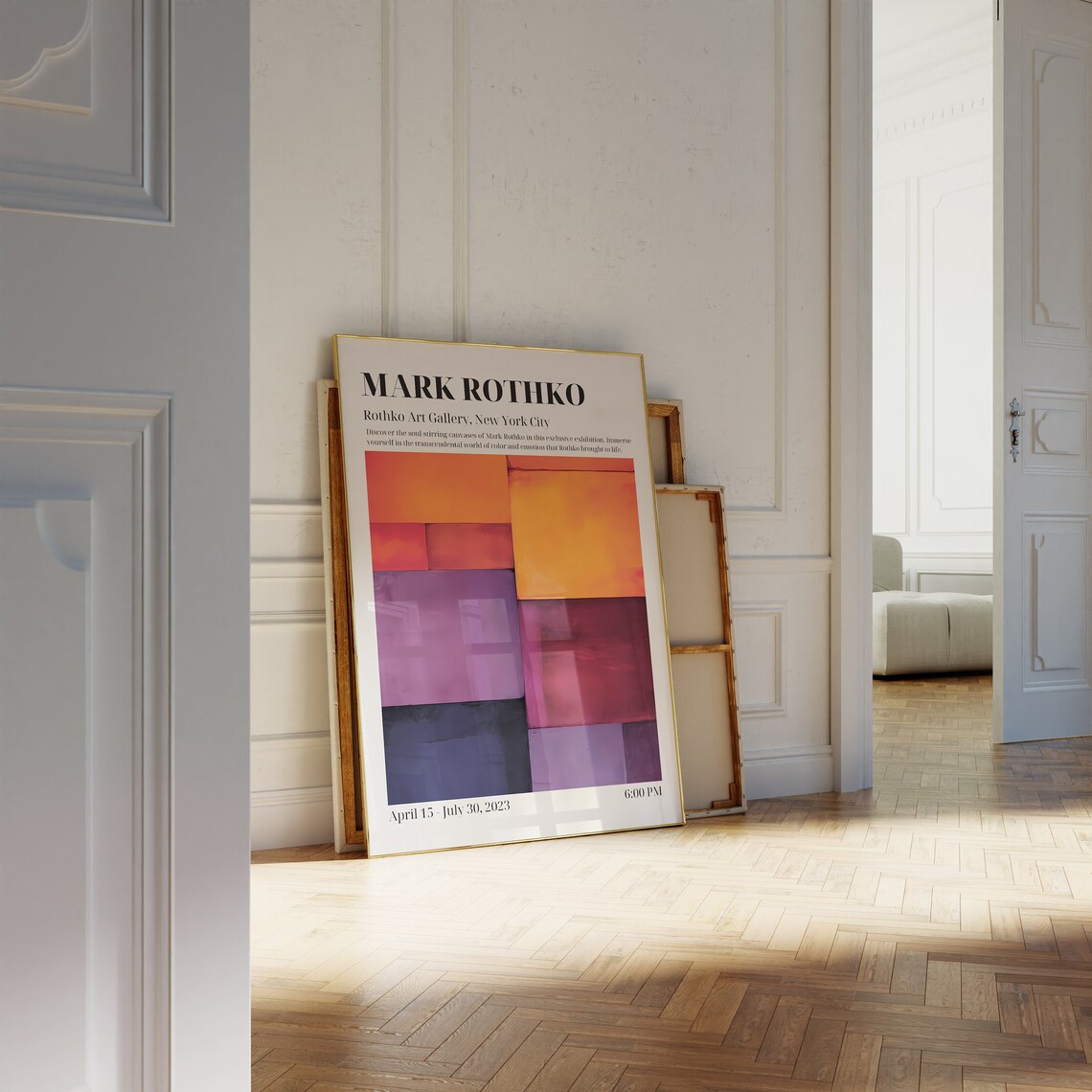 Mark Rothko Exhibition Print, Living Room Decor - Image 2