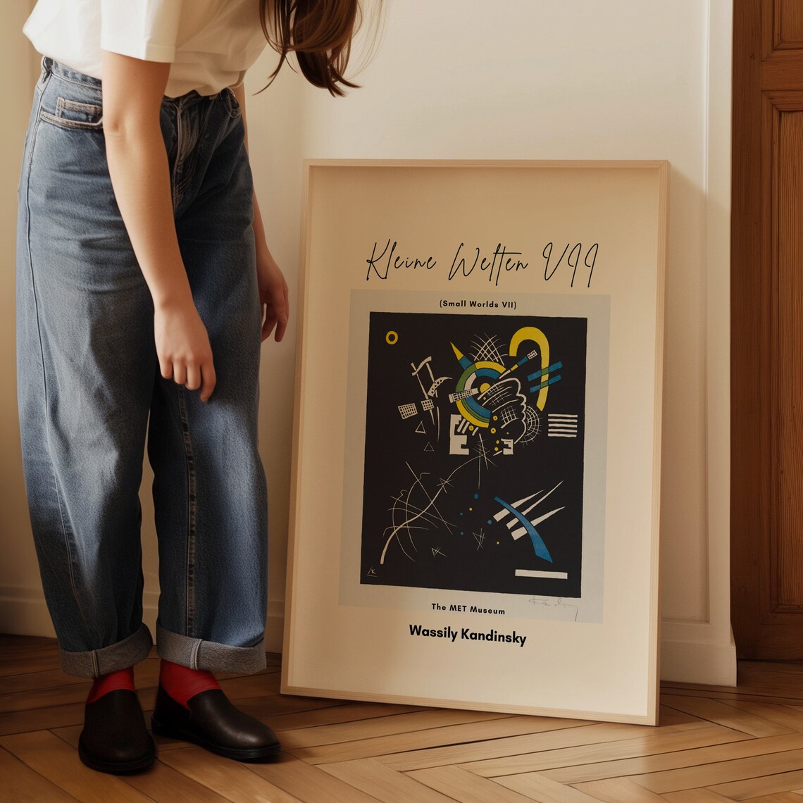 Wassily Kandinsky Kleine Welten VII Small Worlds Dark Art Poster - Image 4