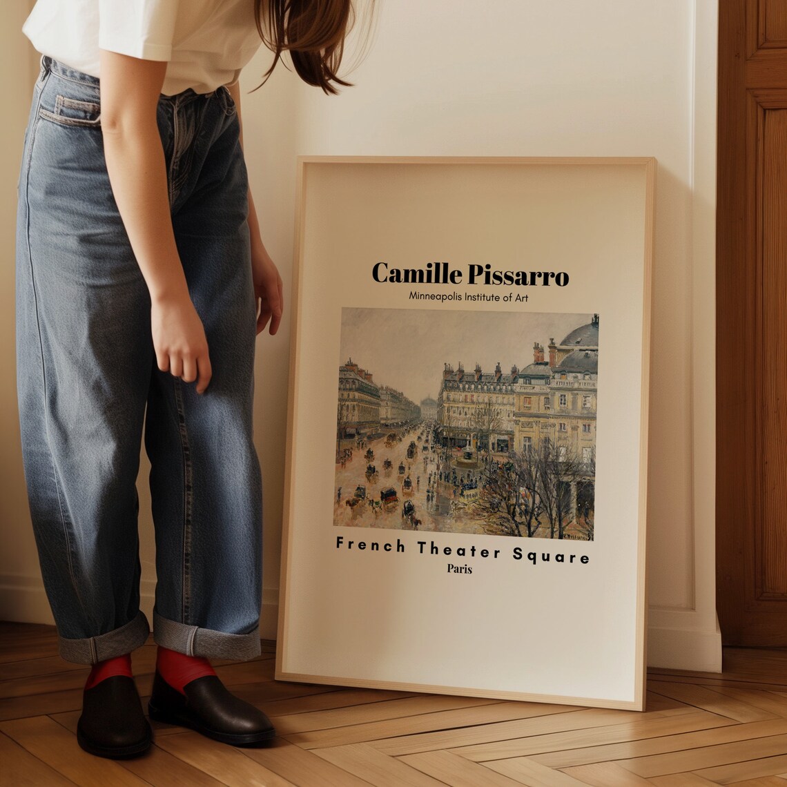 Camille Pissarro French Theater Square Paris Cityscape Poster - Image 5