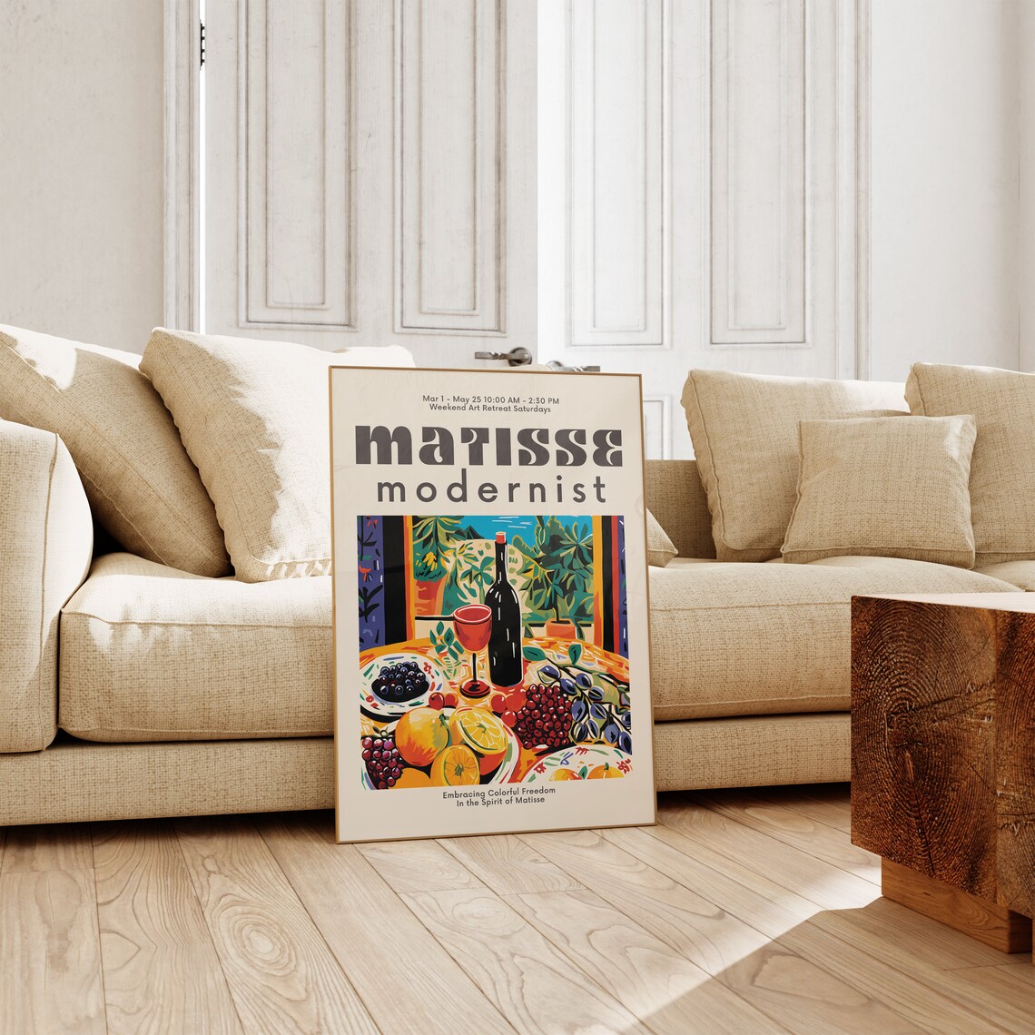 Matisse-Inspired Cut Outs Art Print, Modern Decor - Image 3
