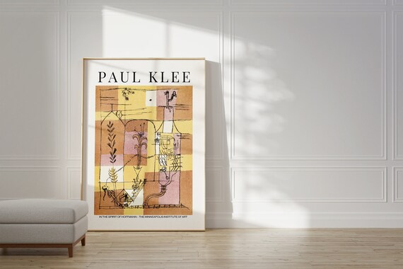 Paul Klee In The Spirit Of Hoffmann Art Poster Minneapolis Institute