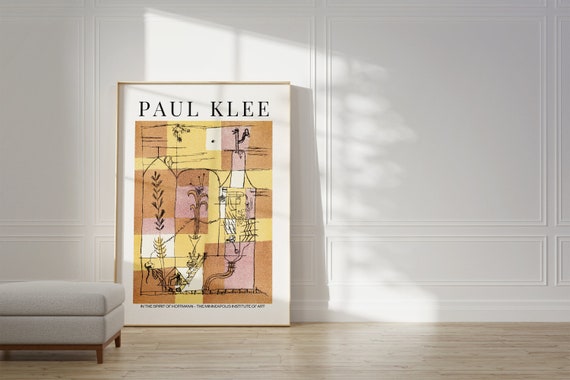 Paul Klee Poster Art Museum Exhibition Print Paul Klee Gallery Wall Art Paul Klee Print Abstract Art Exhibition Poster Art Prints