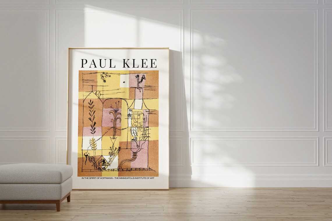 Paul Klee In The Spirit Of Hoffmann Art Poster Minneapolis Institute
