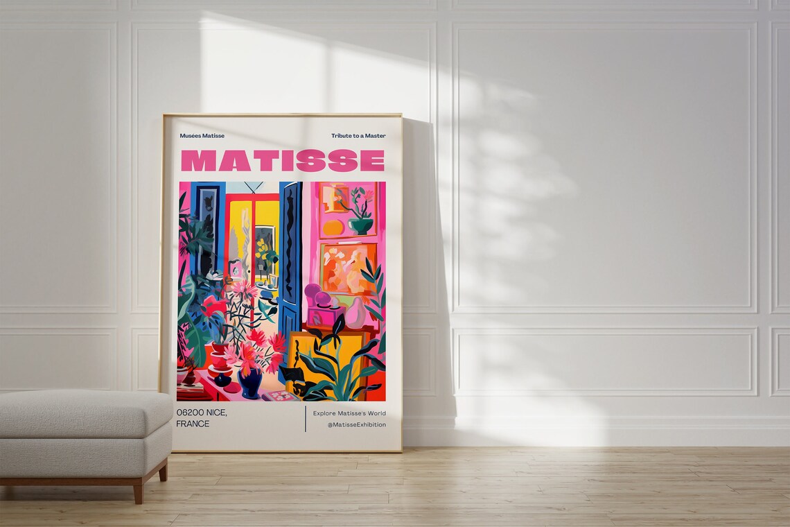 Henri Matisse Gallery Exhibition Poster