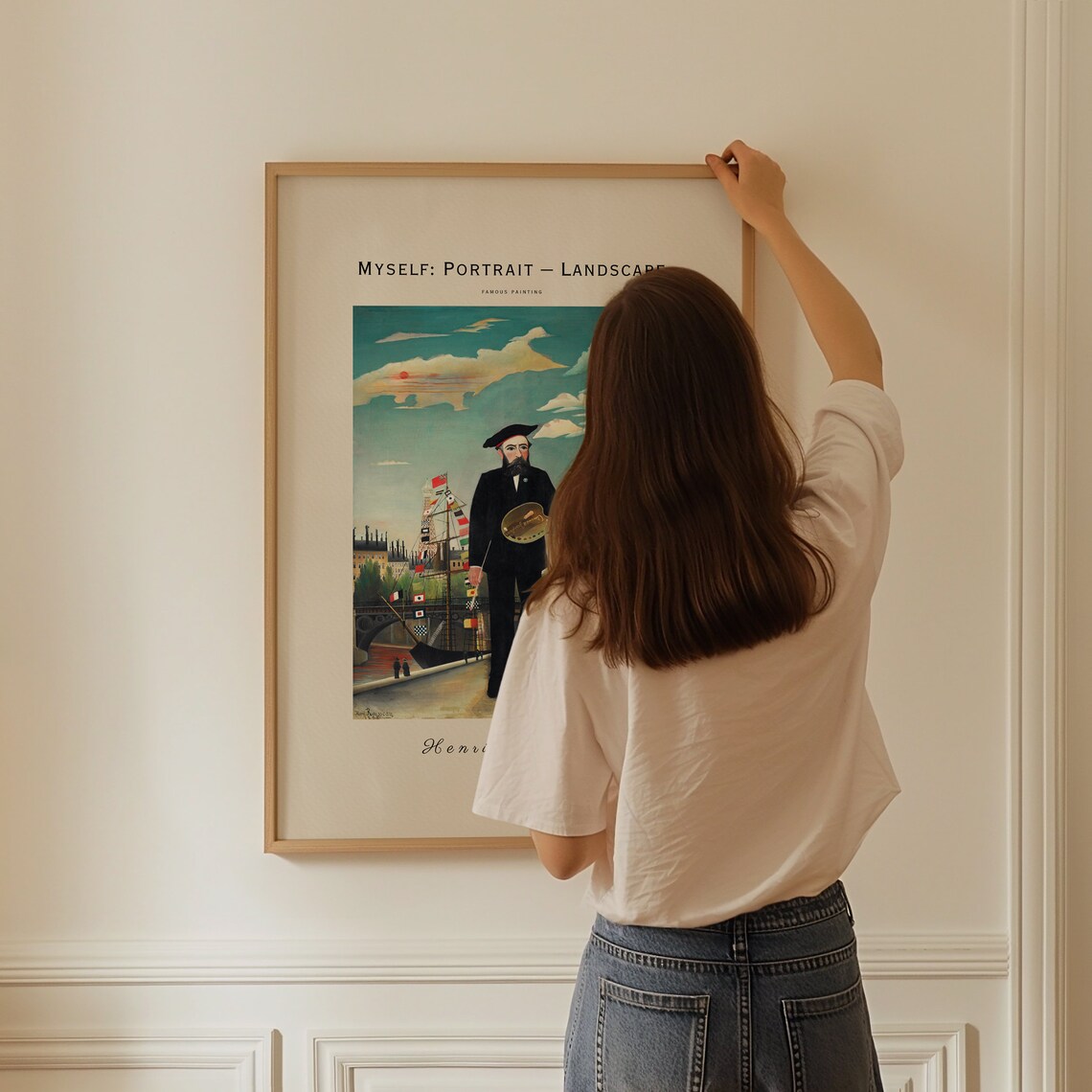 Henri Rousseau Poster Scene In Bagneux On The Outskirts Of Paris Realism Art Antique Decor Home Decoration Garden Poster - Image 4