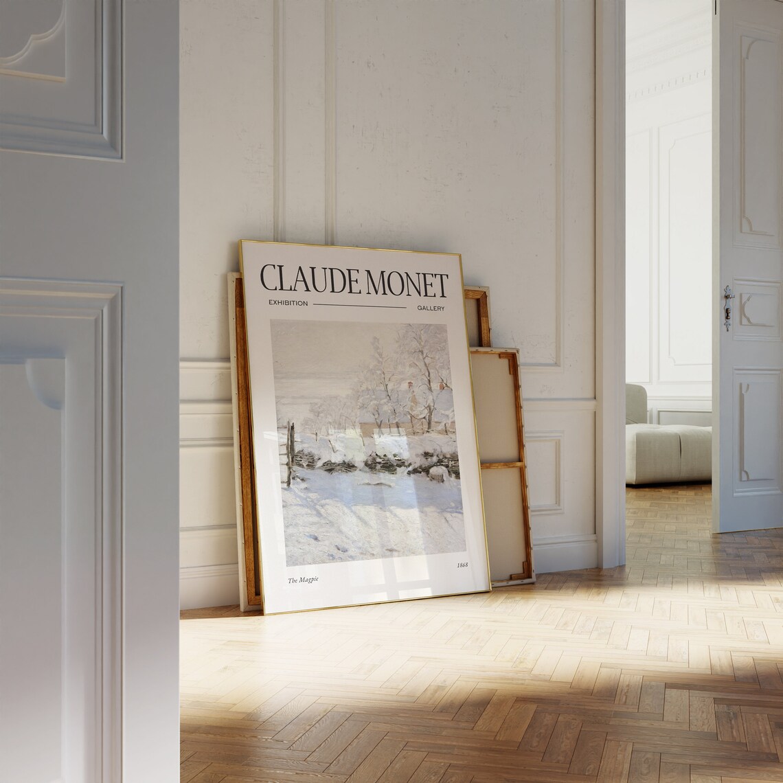 Claude Monet Mid Century Modern Poster Print - Image 4