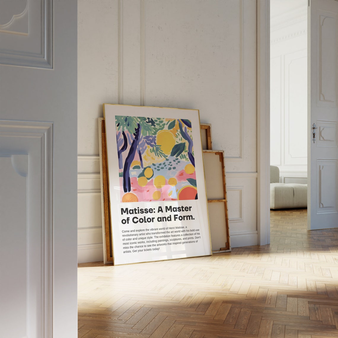 Henri Matisse Sunlit Garden Oranges Master of Color Form Poster - Image 4