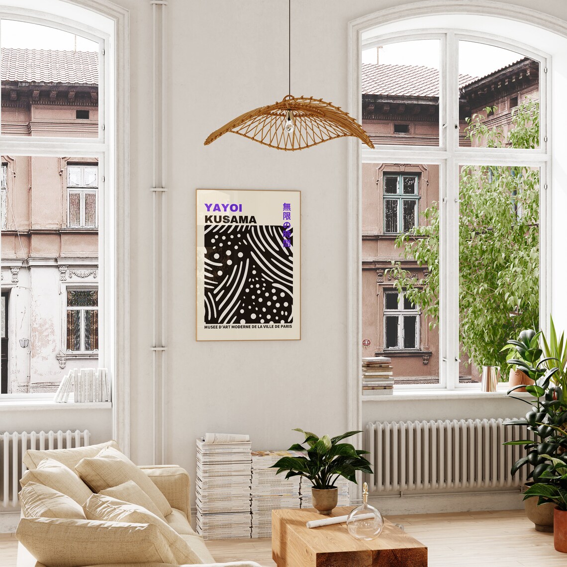 Yayoi Kusama Inspired Japanese Home Wall Art Poster - Image 5
