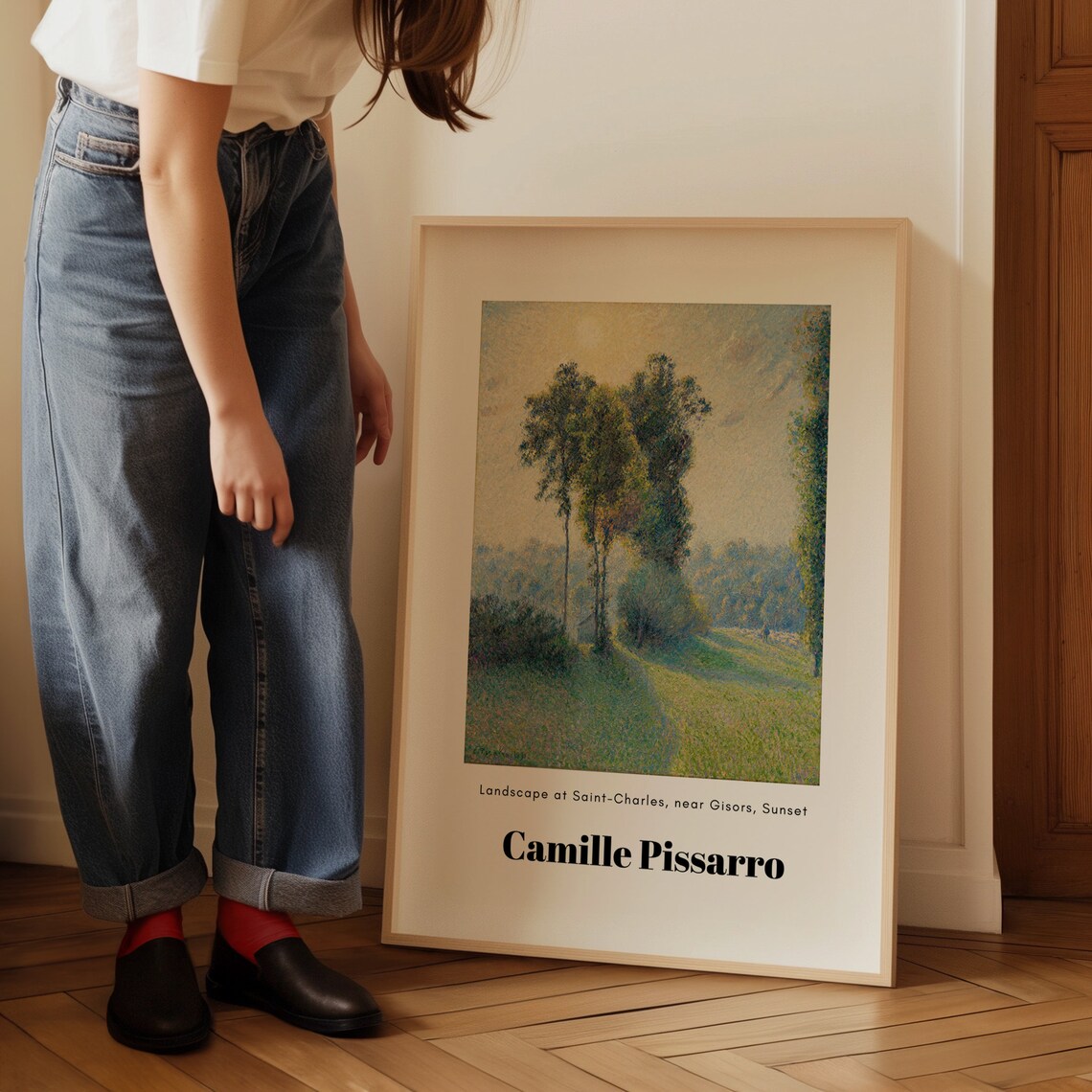 Camille Pissarro Landscape at Saint Charles Near Gisors Poster - Image 5