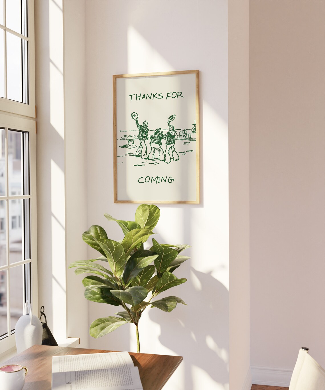 Thanks For Coming Vintage Sailor Poster Print - Image 3