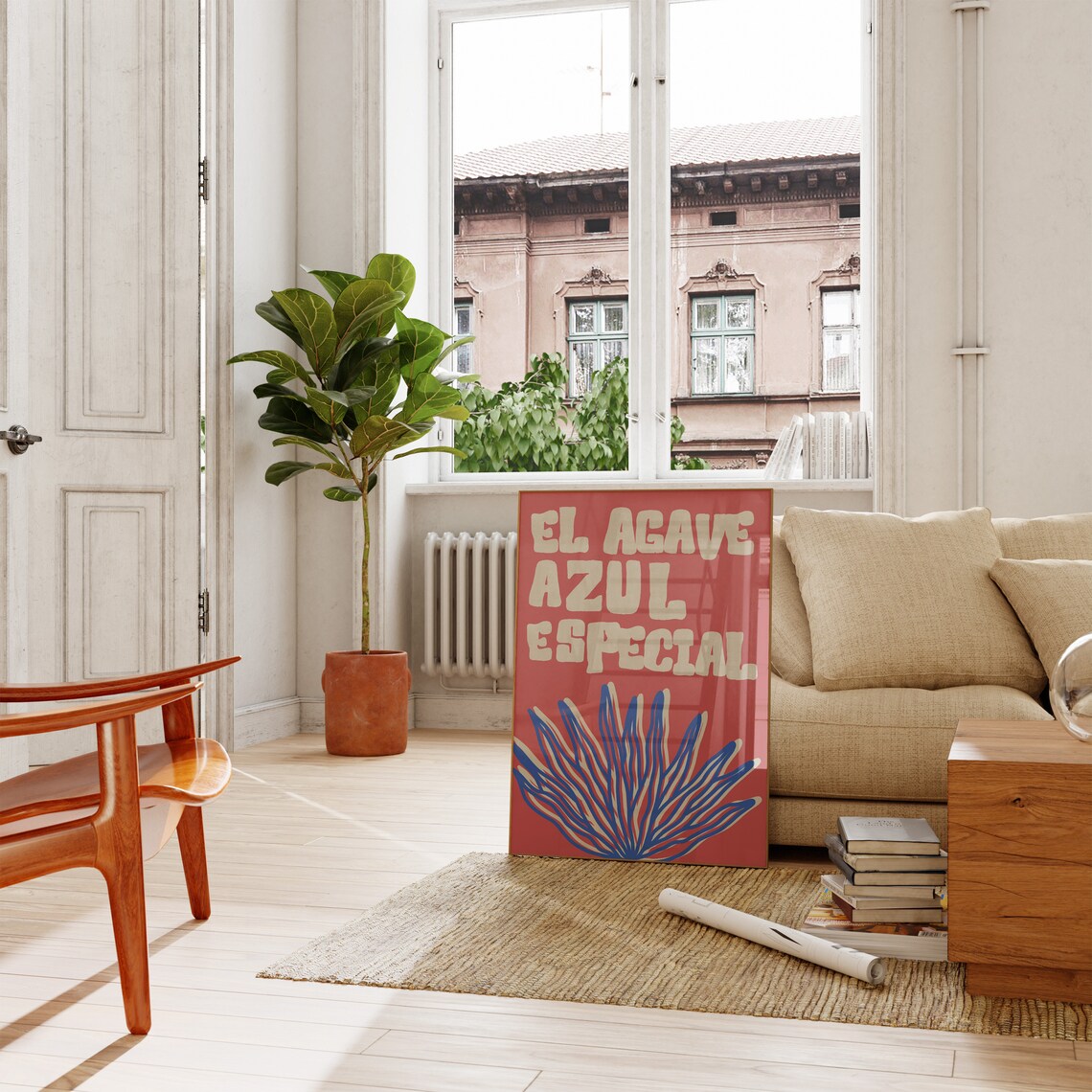 Vintage Agave Print, Mexican Bar Cart Art Print - Image 2