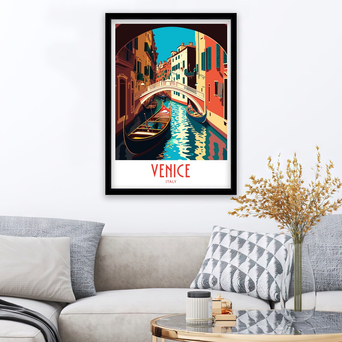 Venice Italy Home Decoration Travel Poster - Image 3