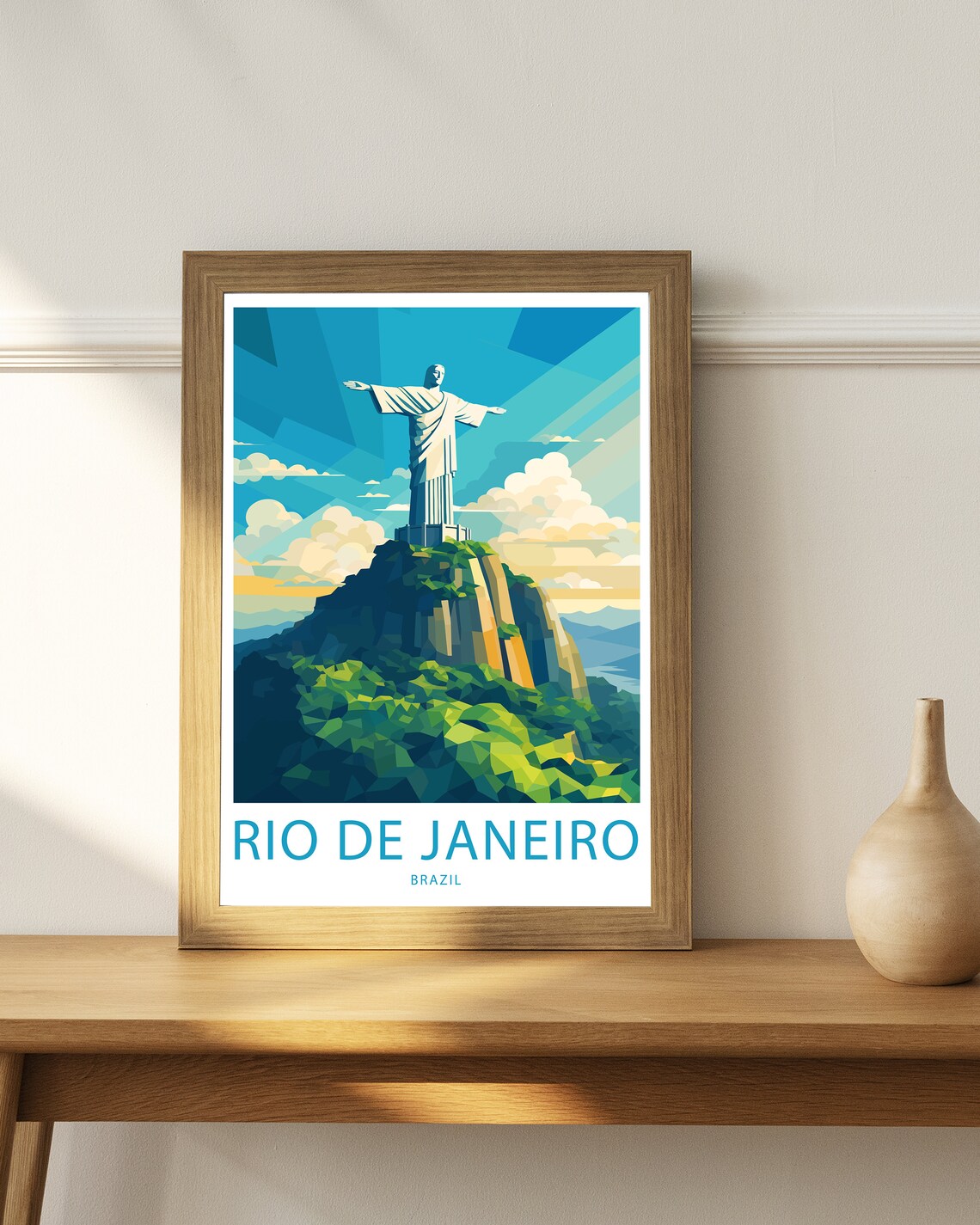 Rio De Janeiro Brazil Travel Poster Art Print - Image 3