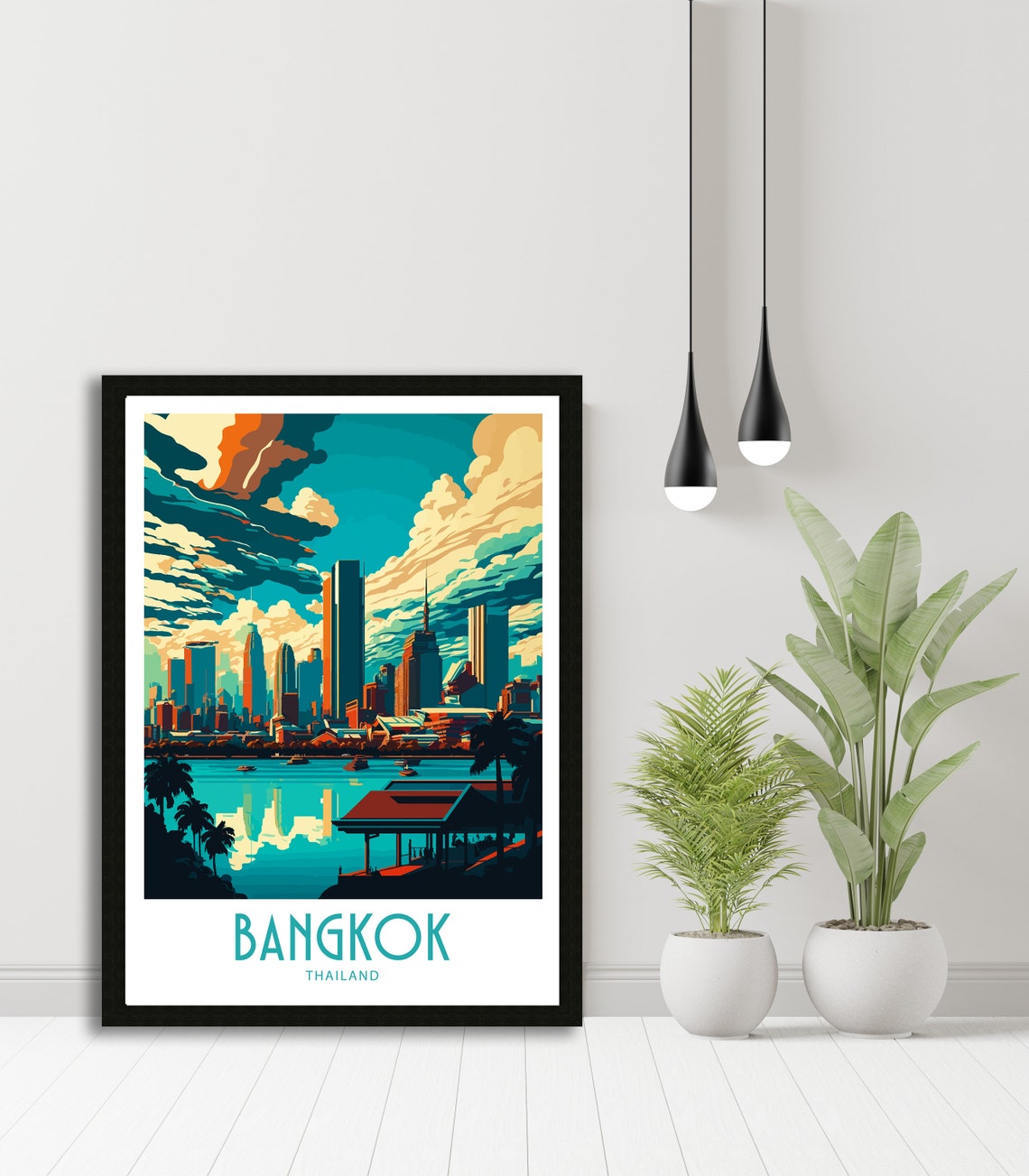Bangkok Travel Print Bangkok Home Dcor Bangkok Thailand Art Print Bangkok Thailand Room Print For Bangkok Gift Art Decor Bangkok Thailand - Image 5