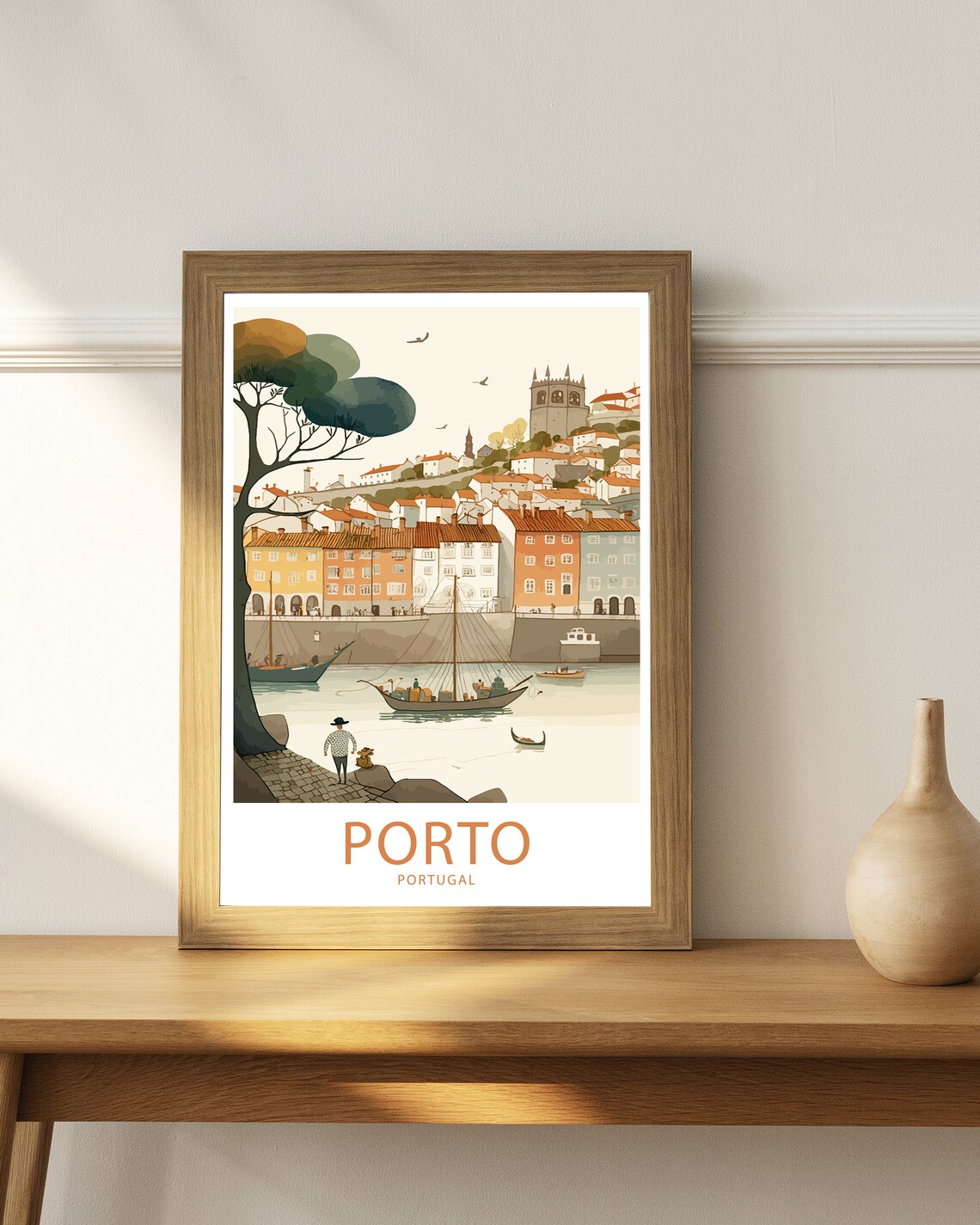Porto Travel Poster, Portugal Scenic Travel Art - Image 4