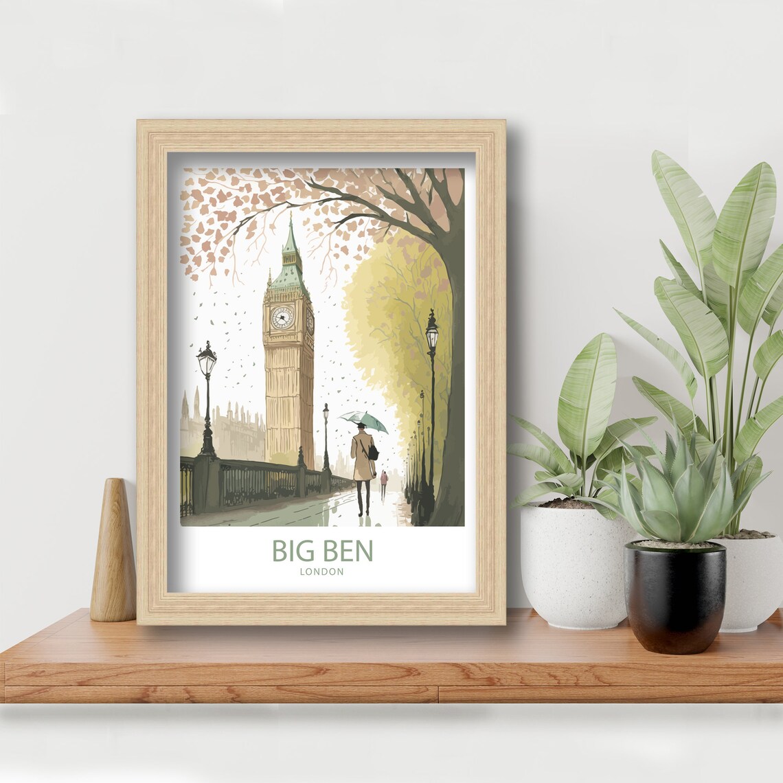 Big Ben Art Print Big Ben London Print London Wall Art Big Ben Print London Travel Poster Big Ben Wall Art Big Ben Poster - Image 5