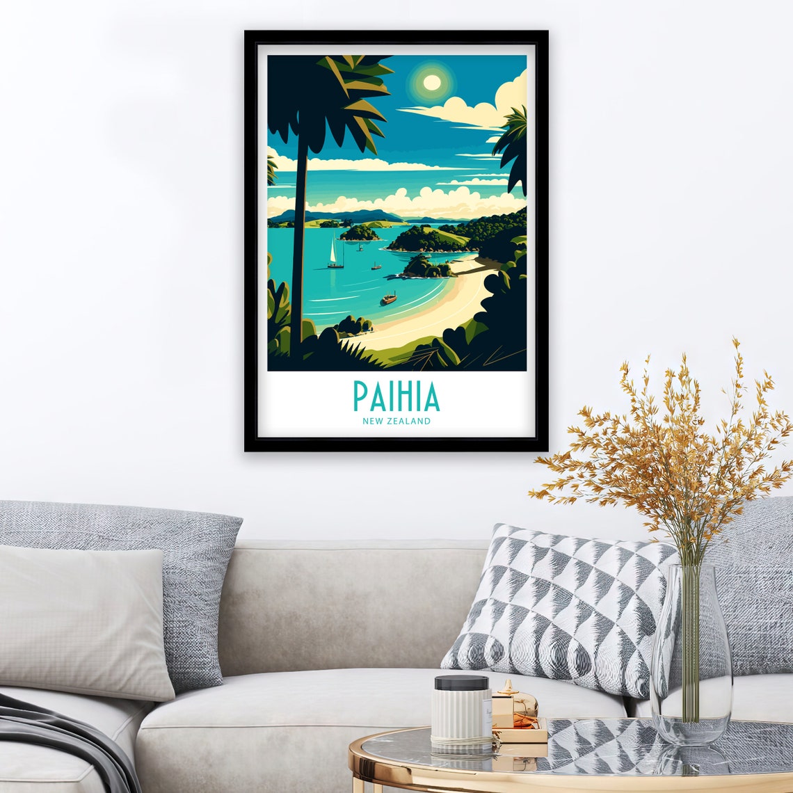 Paihia Travel Print Paihia Home Dcor Paihia New Zealand Art Print Paihia Room Print For Paihia New Zealand Gift Paihia Wall Decor Paihia - Image 3